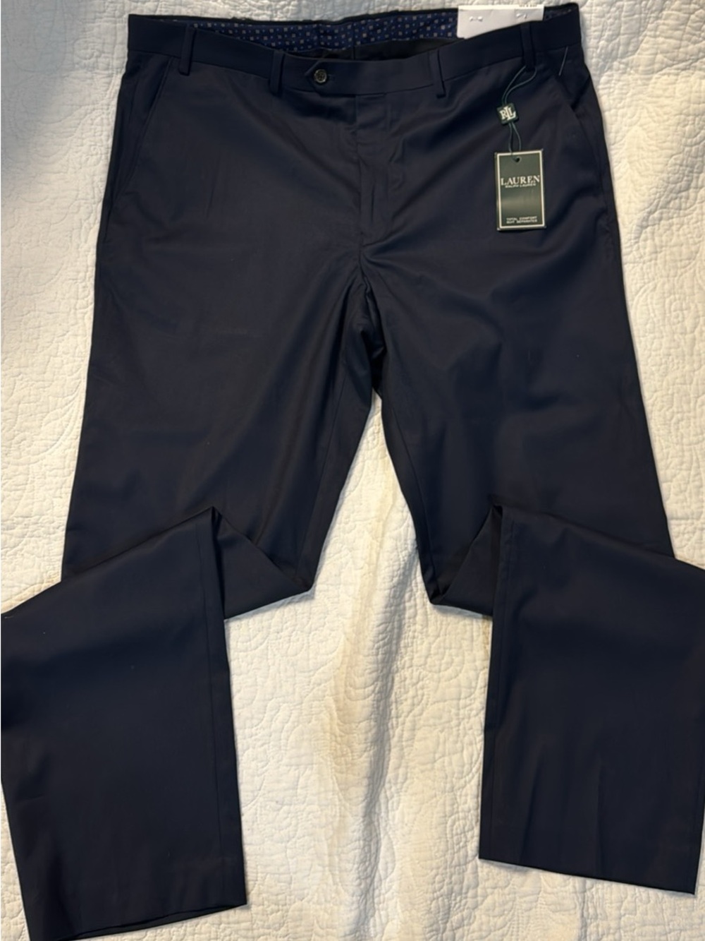 Ralph Lauren Men's Dark Navy Dress Pants